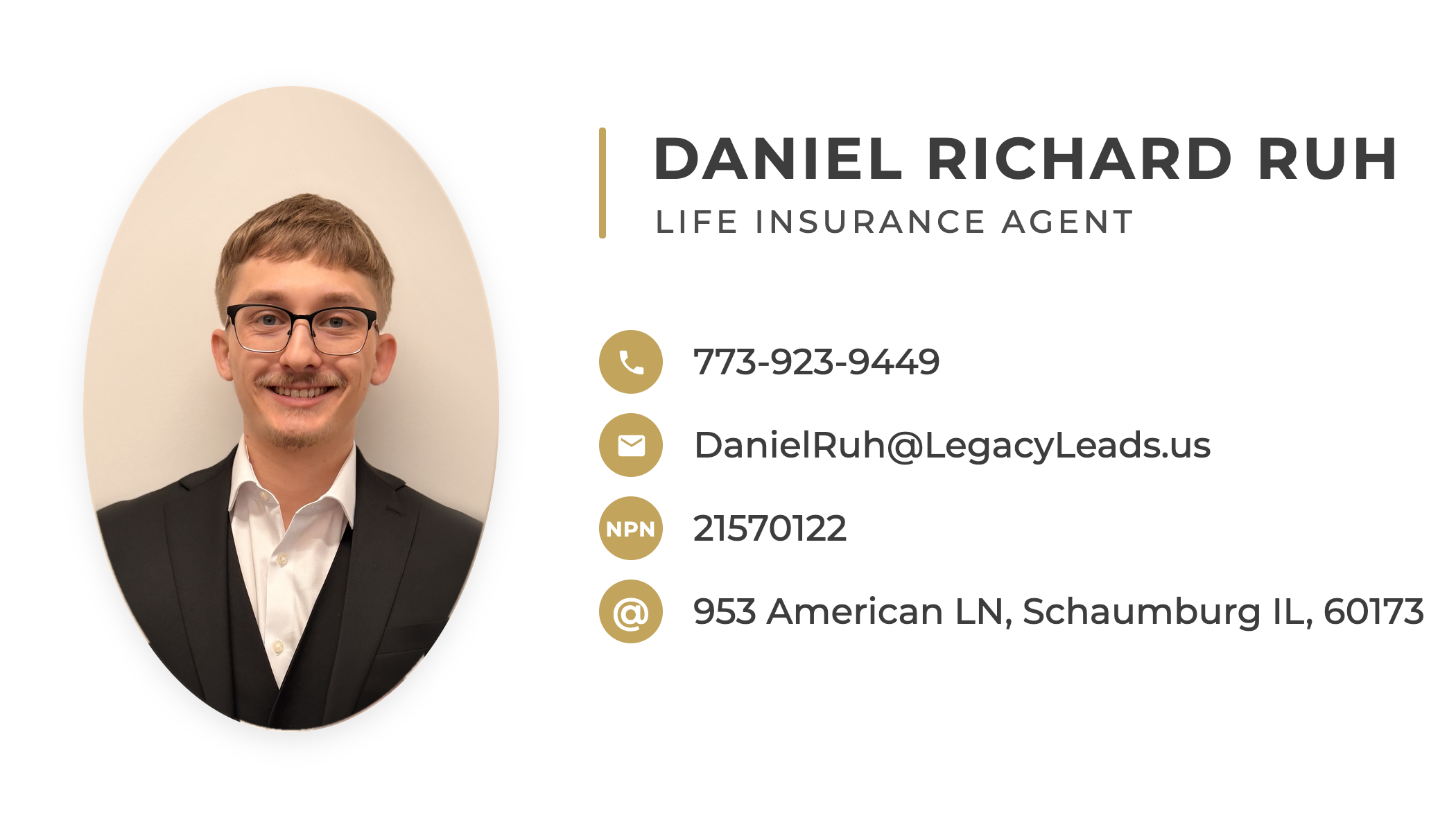 Daniel Ruh business card